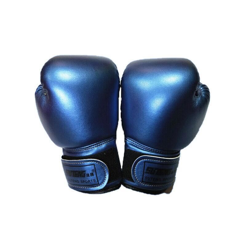 Boxing Sparring Training Gloves MMA Kickboxing Punching Gloves for Practice Sessions - Blue