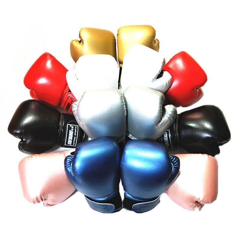 Boxing Sparring Training Gloves MMA Kickboxing Punching Gloves for Practice Sessions - Blue