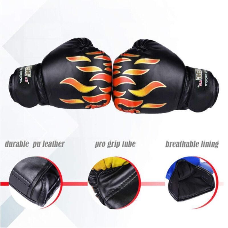Boxing Sparring Training Gloves MMA Kickboxing Punching Gloves for Practice Sessions - Blue