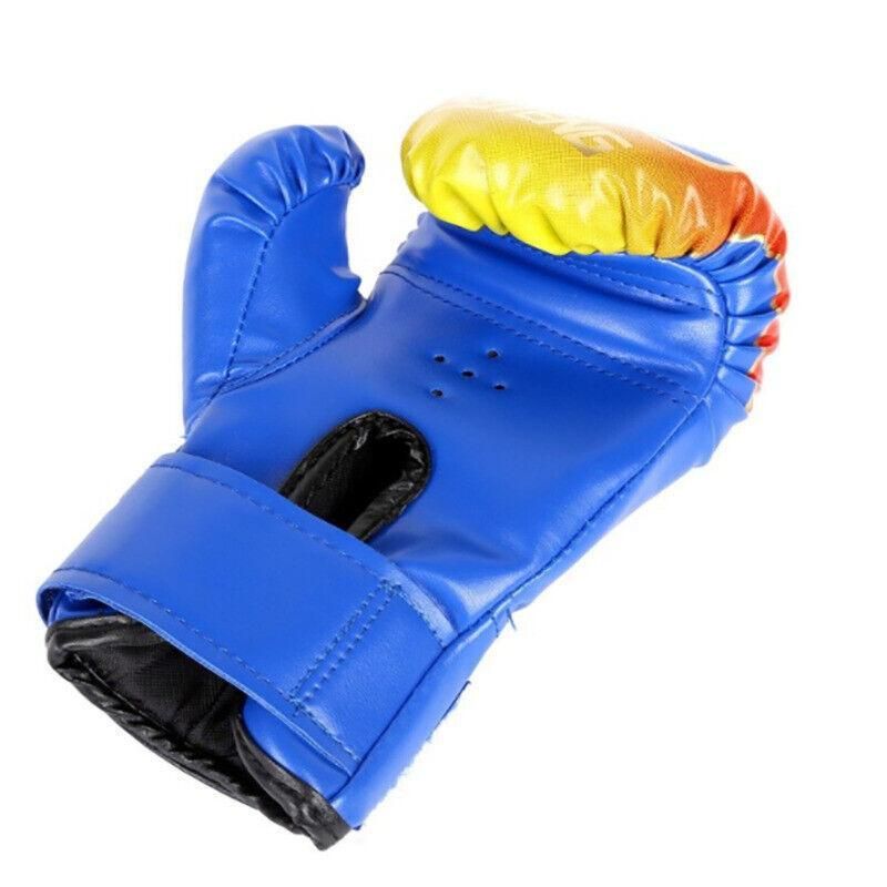 Boxing Sparring Training Gloves MMA Kickboxing Punching Gloves for Practice Sessions - Blue