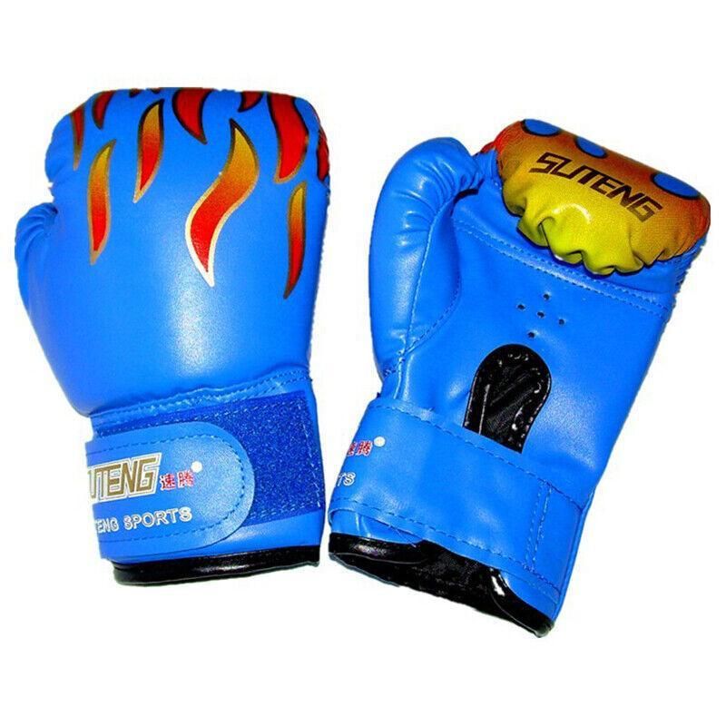 Boxing Sparring Training Gloves MMA Kickboxing Punching Gloves for Practice Sessions - Blue