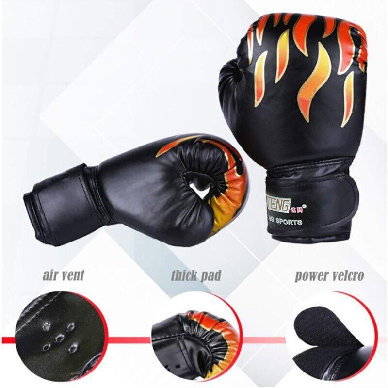 Boxing Sparring Training Gloves MMA Kickboxing Punching Gloves for Practice Sessions - Blue