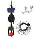 Over Door Hat Rack Baseball Cap Holder Storage Strap with Clips Closet Organizer - 20 Cips