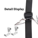 Over Door Hat Rack Baseball Cap Holder Storage Strap with Clips Closet Organizer - 20 Cips