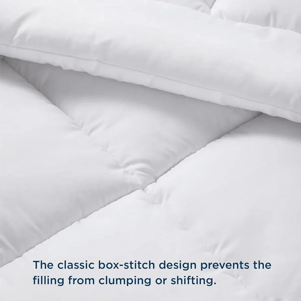 Luxury Hotel Quilt Core – Soft Microfiber Down Alternative Comforter for All Seasons - 210x210cm-Cotton