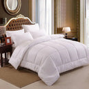 Luxury Hotel Quilt Core – Soft Microfiber Down Alternative Comforter for All Seasons - 210x210cm-Cotton