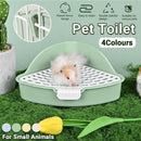 Rabbit Litter Box And Small Animals Pet Toilet Pee Pad Supplies Potty Rabbit - Blue