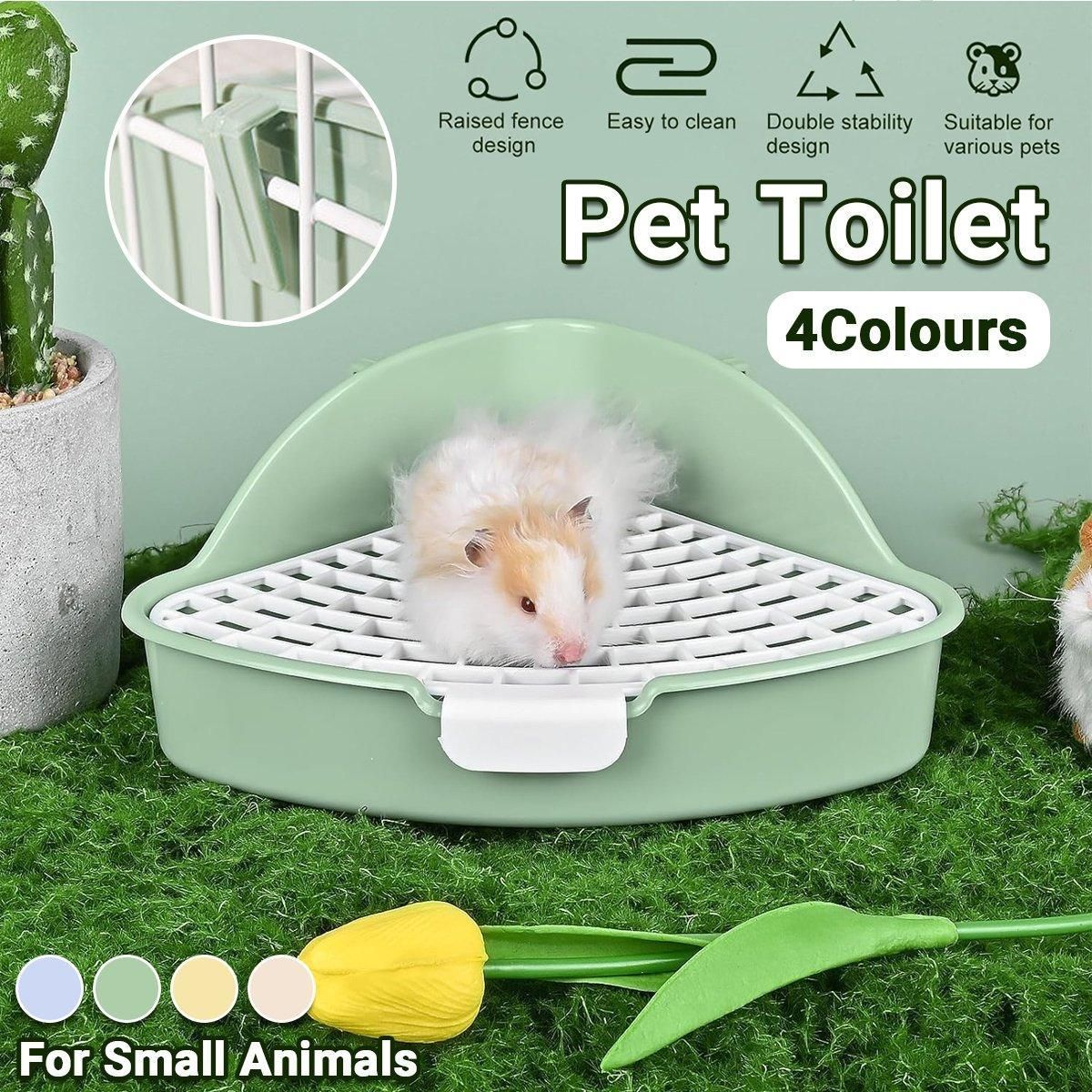 Rabbit Litter Box And Small Animals Pet Toilet Pee Pad Supplies Potty Rabbit - Yellow