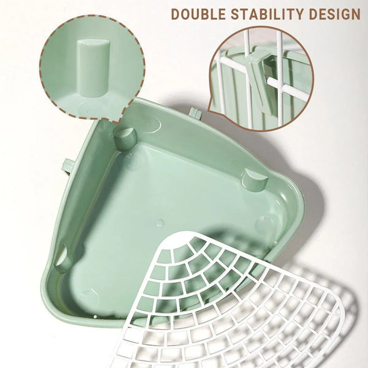 Rabbit Litter Box And Small Animals Pet Toilet Pee Pad Supplies Potty Rabbit - Yellow