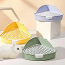 Rabbit Litter Box And Small Animals Pet Toilet Pee Pad Supplies Potty Rabbit - Yellow