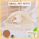 Rabbit Litter Box And Small Animals Pet Toilet Pee Pad Supplies Potty Rabbit - Yellow