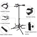 2/3Head Guitar Stand with Height Adjustment Foldable Holder Guitar Stand Bass - Dual-vertical type