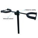 2/3Head Guitar Stand with Height Adjustment Foldable Holder Guitar Stand Bass - Dual-vertical type