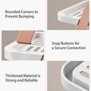 2/3 Tier Removable Shoe Rack Folding Storage Shelf Simple Space Saving Organizer - 2Tier-Pink
