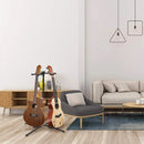 2/3Head Guitar Stand with Height Adjustment Foldable Holder Guitar Stand Bass - Three-vertical type
