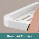 2/3 Tier Removable Shoe Rack Folding Storage Shelf Simple Space Saving Organizer - 3Tier-Pink