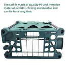 Garden Tool Organizer Storage Rack Green Outdoor Shed Tidy Stand