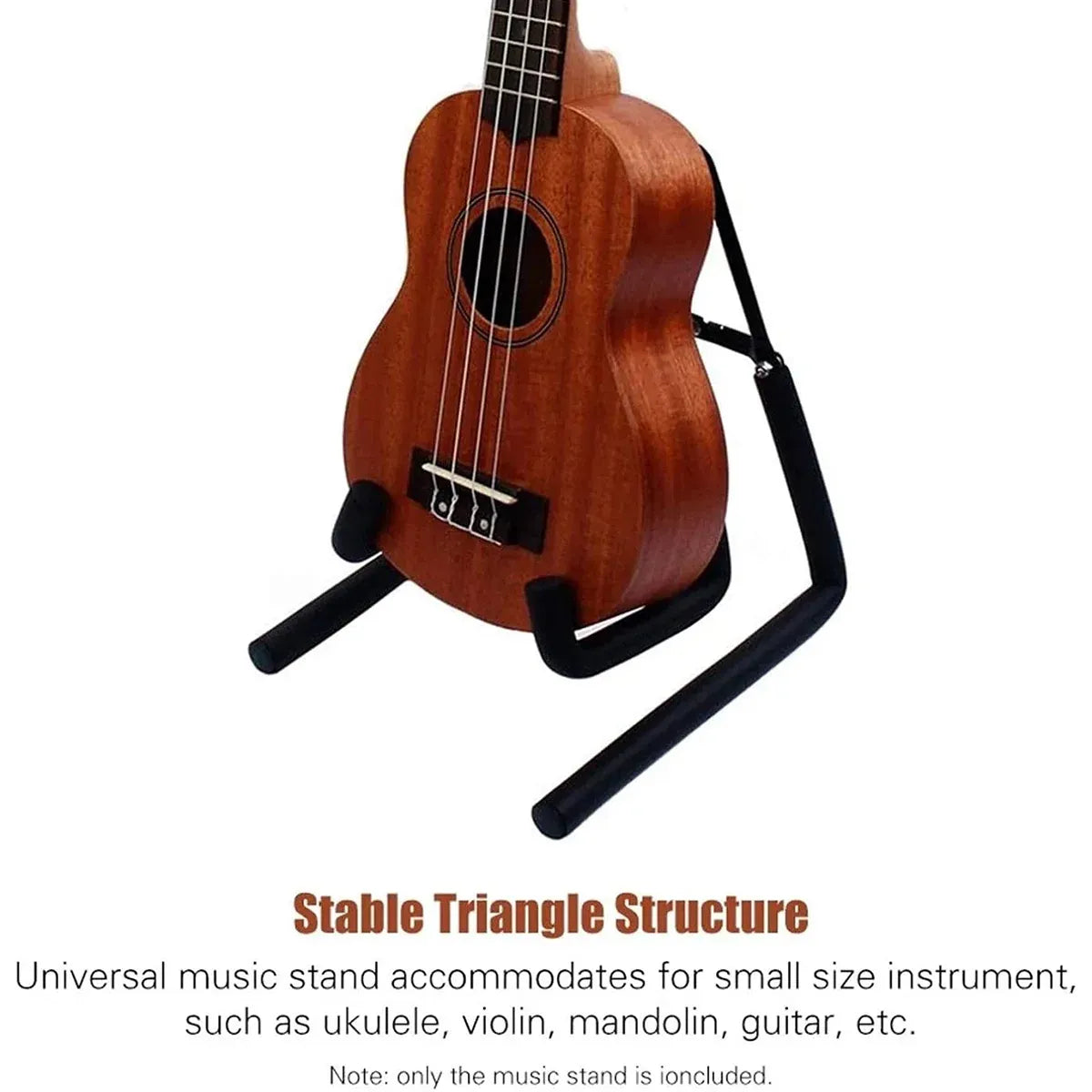 Violin Stand Small Guitar Stand Foldable Portable Adjustable Guitar Holder