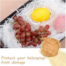 500g Colorful Raffia Paper Shreds Gift Box Filler Decorative Packaging - 5Packs-Beige