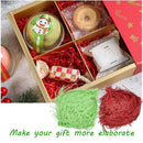 500g Colorful Raffia Paper Shreds Gift Box Filler Decorative Packaging - 5Packs-Beige