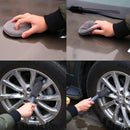9PCS Car Cleaning Kit Microfiber Towel Wax Sponge Wheel Brush Gloves Set Use - Grey