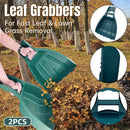 Outdoor Garden Rake Leaf Clipper Portable Yard Tool for Leaf Clearing Cleanup