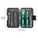 40 in 1 Ratchet Wrench and Screwdriver Kit For Mechanic DIY Car Repair Tool Set