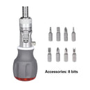 8 in 1 Multi Function Ratchet Screwdriver Durable Chrome Vanadium Steel Repair
