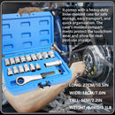 17PCS Pass Through Socket Set 10-24mm Ratchet Wrench Tool Kit CR-V