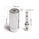 2PACK Universal Socket Grip Multi-Function Ratchet Wrench Power Drill Tool Gift