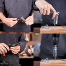 2PACK Universal Socket Grip Multi-Function Ratchet Wrench Power Drill Tool Gift