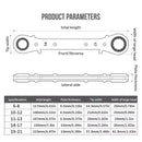5PCS Double Head Quick Release Ratchet Wrench Set for Garage Kit