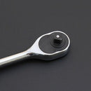 Quick Release Ratchet Handle 1/4 inch 3/8 inch 1/2 inch Drive Reversible Socket Wrench - 16x245x42mm
