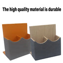Hotel Remote Control Holder Leather Desk Organiser Caddy for TV AC Storage - Orange