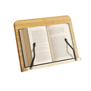 Wooden Adjustable Reading Stand Multifunctional Book Holder Bracket for Desk - Small