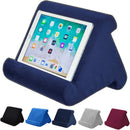 Tablet Pillow Stands For iPad Book Reader Holder Rest Laps Reading Cushion - Dark Blue
