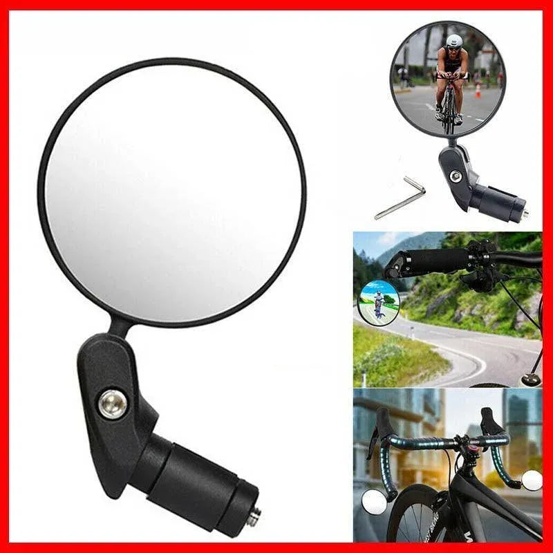 MTB Mountain Bike Rearview Mirror Bicycle Handlebar Convex View Rear Mirror