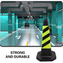 2PCS Rubber Traffic Cone Safety Cone Flexible for Construction
