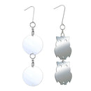 8 PCS Bird Repellent Reflector Mirror Outdoor Farm Hanging Bird Scare Device - Round Hanging