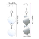 8 PCS Bird Repellent Reflector Mirror Outdoor Farm Hanging Bird Scare Device - Round Hanging