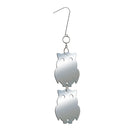 8 PCS Bird Repellent Reflector Mirror Outdoor Farm Hanging Bird Scare Device - Owl Hanging
