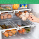 2PCS Adjustable Fridge Drawer Storage Box Under Shelf Refrigerator Organizer