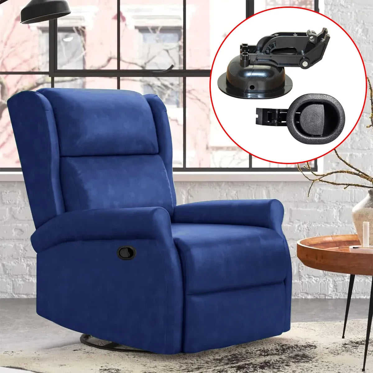 2x Sofa Handle for Suite Recliner Release Chair Settee Couch Cable Part Adjuster