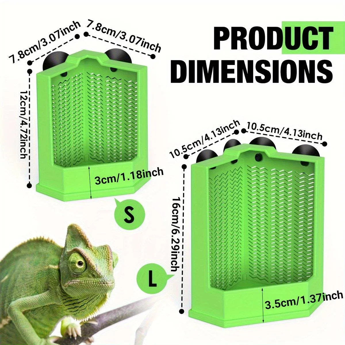 Reptile Hunting Dish Predator Trap Hanging and Placing Field Tool for Outdoors - L