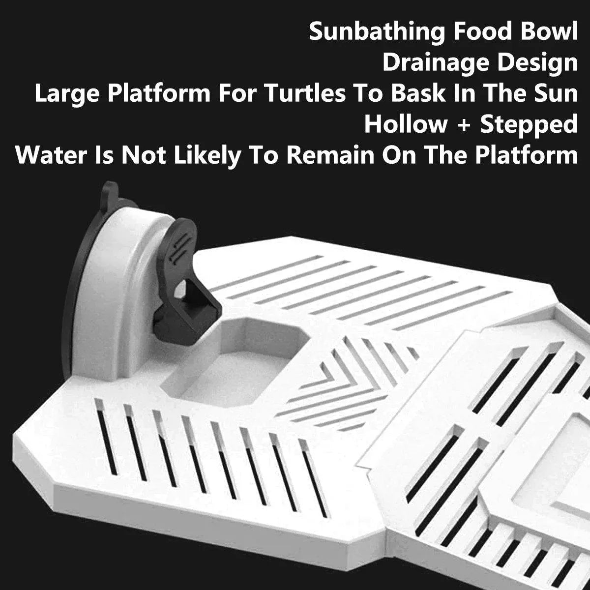Turtle Basking Platform Fish Tank Climbing Ramp Aquascape Ladder Ramp for Pets - L