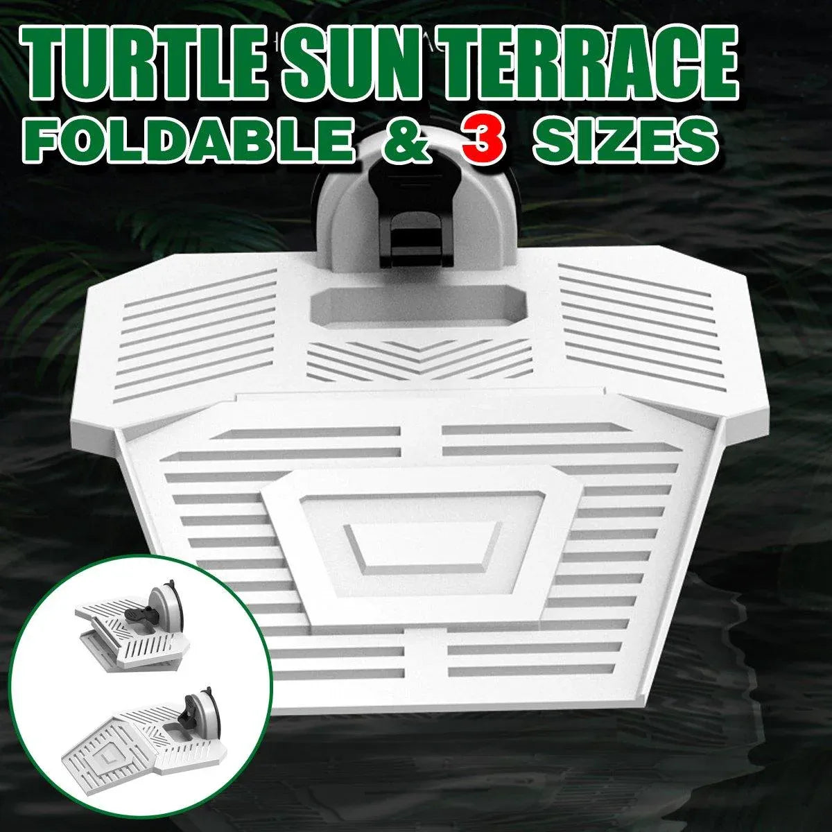 Turtle Basking Platform Fish Tank Climbing Ramp Aquascape Ladder Ramp for Pets - L