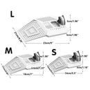 Turtle Basking Platform Fish Tank Climbing Ramp Aquascape Ladder Ramp for Pets - M