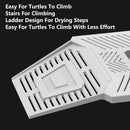 Turtle Basking Platform Fish Tank Climbing Ramp Aquascape Ladder Ramp for Pets - M