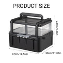 Outdoor Reptile Tank Ventilated Terrarium for Lizards Snakes Turtles Pet Habitat