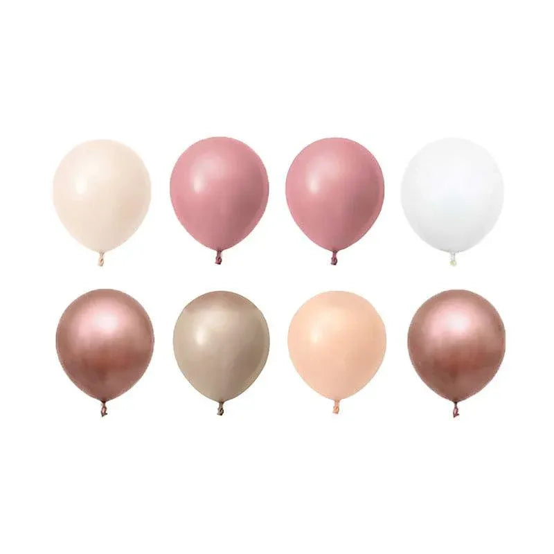 Retro Pink Balloon Arch Kit Set Garland for Birthday Wedding Party Decoration - 108PCS